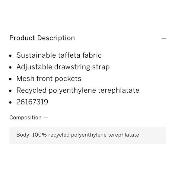 Pink | Drawstring Backpack/Bag  - Picture 6 of 6